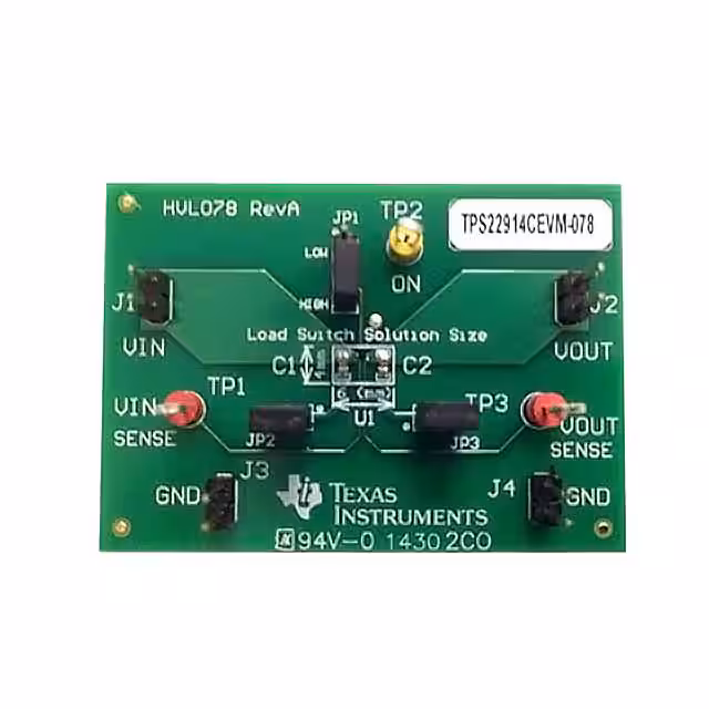 TPS22914CEVM-078 Texas Instruments  Cartes et kits d'évaluation et de démonstration